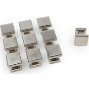Idb | 10 Pack Chrome Knobs For Kitchen Cabinet Drawers Cupboard Door Bedroom