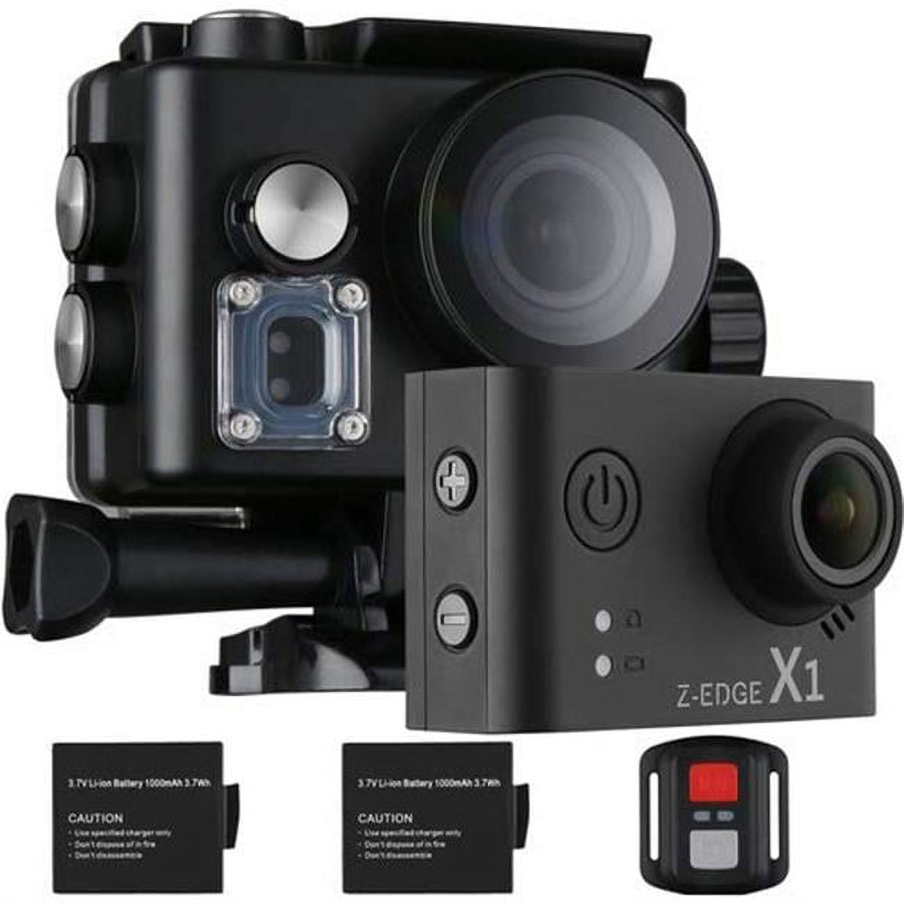 家電 Action Camera IDEA ELECTRONICS X1 Z-EDGE 4K ACTION CAMERA 16GB SD CARD INCLUDED