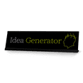 thumbnail image 1 of Idea Generator, Chips Black Frame, Desk Sign (2x8”), 1 of 3