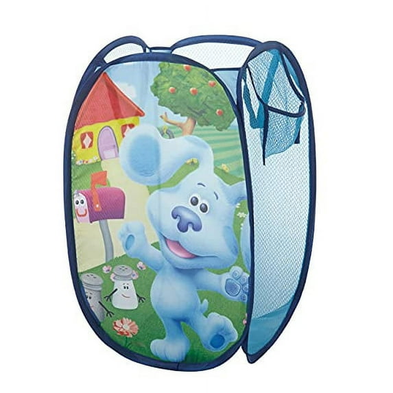 Idea Nuova Nickelodeon Blues Clues Pop Up Hamper with Durable Carry Handles, 21" H x 13.5" W X 13.5" L