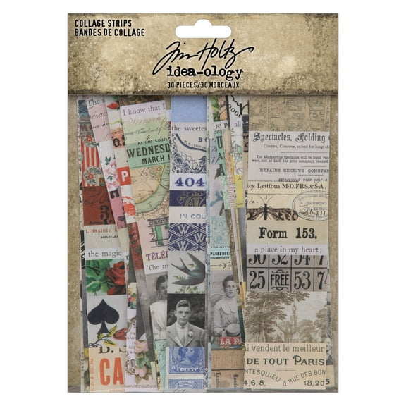 Idea-Ology Collage Strips 1.5"X6"-30 Pieces