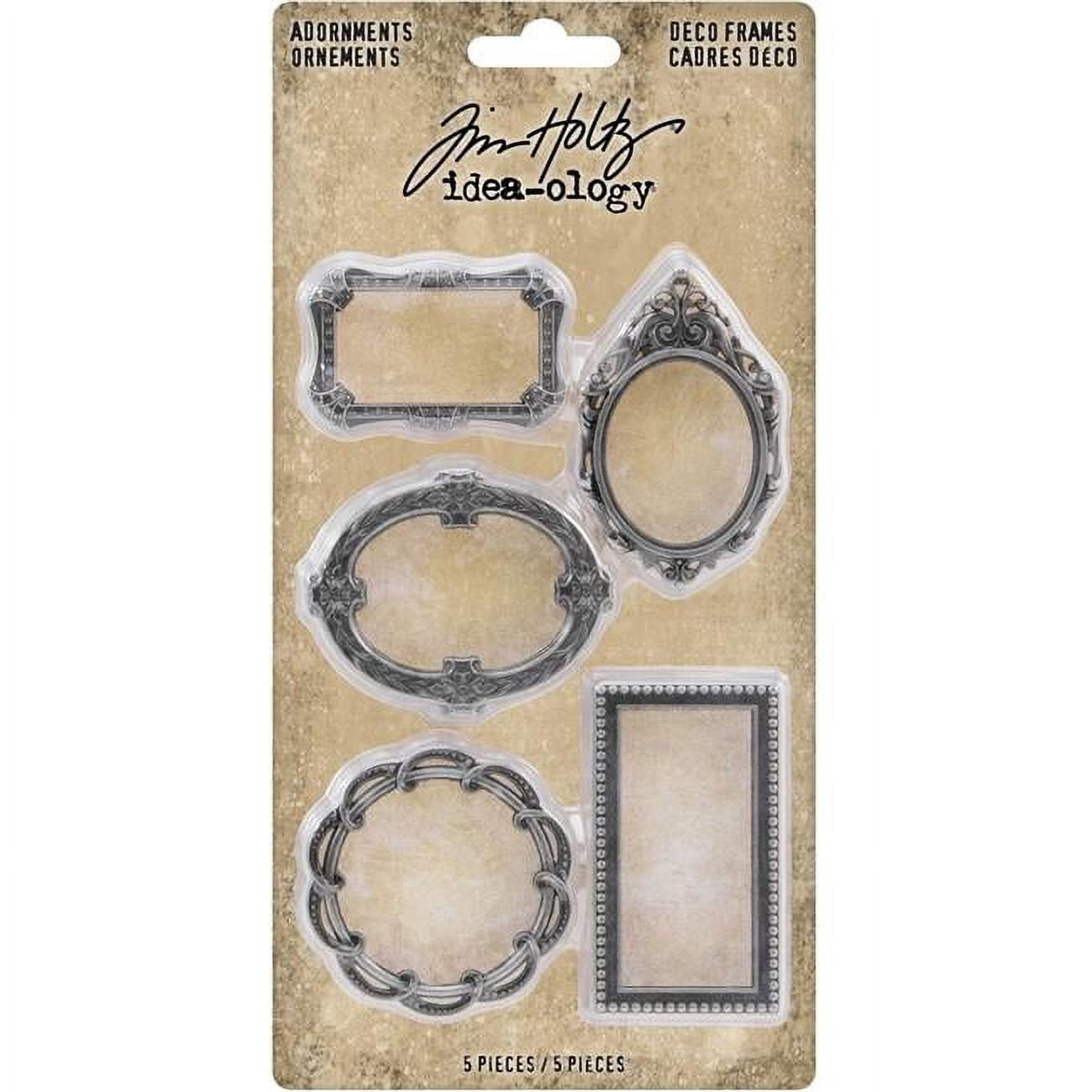 Silver Metal Decorative Craft Frames Set of 5