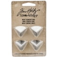 Tim Holtz Idea-ology Mini Metal Hardware Pulls - 3 Pieces Per Pack, Up To 2.25 Inches
