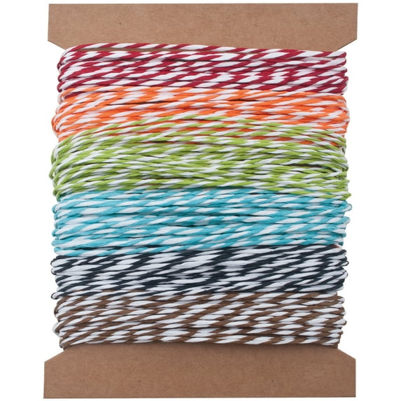 Idea-Ology Paper String 30yd-Stripes, Pk 3, Tim Holtz - Advantus
