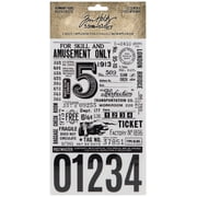 Idea-Ology Remnant Rubs Rub-Ons 4.75"X7.75" 2/Pkg-Eccentric