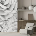thumbnail image 1 of Idea4wall 2pcs 3D View Rose Pattern Stick Wallpaper Removable Wall Murals Large Wall Stickers for Home Decoration, 132"x48", 1 of 5