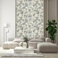 thumbnail image 1 of Idea4wall 2pcs Vintage Elegant Floral Tapestry Classic Botanical Pattern Wall Murals, Removable Self-Adhesive Stick Wallpaper Large Wall Stickers for Home Decorative, 48"x120", 1 of 5