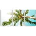 thumbnail image 1 of Idea4wall 3 Piece Tropical Canvas Wall Art Palm Tree Canvas Prints Modern Home Wall Decor, 24"x36", 1 of 5