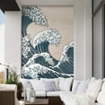 thumbnail image 1 of Idea4wall 3pcs Kobe River Japanese Style Stick Wallpaper Removable Wall Murals Large Wall Stickers for Home Decoration, 120"x72", 1 of 5