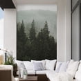 thumbnail image 1 of Idea4wall 3pcs Woodland Forest Fir Trees Nursery Decor Stick Wallpaper Removable Wall Murals Large Wall Stickers for Home Decoration, 108"x72", 1 of 5