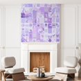 thumbnail image 1 of Idea4wall 4pcs Chic Purple Graphic Elements Trendy and Eclectic Mix for Stylish Wall Murals, Removable Self-Adhesive Stick Wallpaper Large Wall Stickers for Home Decorative, 96"x96", 1 of 5