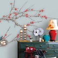 thumbnail image 1 of Idea4wall 4pcs Chinese Style Floral Peel and Stick Wallpaper Removable Wall Murals Large Wall Stickers for Home Decoration, 66"x24", 1 of 5