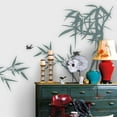 thumbnail image 1 of Idea4wall 4pcs Chinese Style Floral Peel and Stick Wallpaper Removable Wall Murals Large Wall Stickers for Home Decoration, 66"x24", 1 of 5
