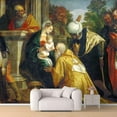 thumbnail image 1 of Idea4wall 4pcs Famous Art Painting Peel and Stick Wallpaper Removable Wall Murals Large Wall Stickers for Home Decoration, 66"x24", 1 of 5