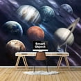 thumbnail image 1 of Idea4wall 4pcs Planets of Solar System Peel and Stick Wallpaper Removable Wall Murals Large Wall Stickers for Home Decoration, 66"x24", 1 of 4