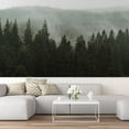 thumbnail image 1 of Idea4wall 4pcs Woodland Forest Fir Trees Nursery Decor Stick Wallpaper Removable Wall Murals Large Wall Stickers for Home Decoration, 72"x96", 1 of 5