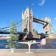 thumbnail image 1 of Idea4wall 6pcs Brooklyn Bridge Peel and Stick Wallpaper Removable Wall Murals Large Wall Stickers for Home Decoration, 100"x24", 1 of 4
