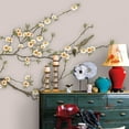 thumbnail image 1 of Idea4wall 6pcs Chinese Style Floral Peel and Stick Wallpaper Removable Wall Murals Large Wall Stickers for Home Decoration, 100"x24", 1 of 5