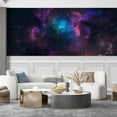thumbnail image 1 of Idea4wall 6pcs Galaxy Eclipse Astronomy & Space Stick Wallpaper Removable Wall Murals Large Wall Stickers for Home Decoration, 48"x132", 1 of 5