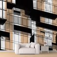 thumbnail image 1 of Idea4wall 6pcs Geometric Peel and Stick Wallpaper Removable Wall Murals Large Wall Stickers for Home Decoration, 100"x24", 1 of 5