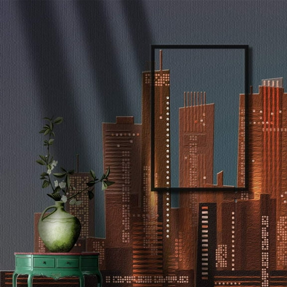 Idea4wall 6pcs Nordic Style Peel and Stick Wallpaper Removable Wall Murals Large Wall Stickers for Home Decoration, 100"x24"