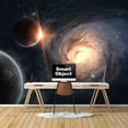 thumbnail image 1 of Idea4wall 6pcs Planets of Solar System Peel and Stick Wallpaper Removable Wall Murals Large Wall Stickers for Home Decoration, 100"x24", 1 of 4