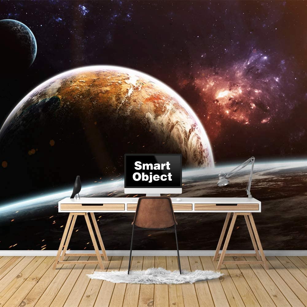 Idea4wall 6pcs Planets of Solar System Peel and Stick Wallpaper ...