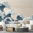thumbnail image 1 of Idea4wall 7pcs Kobe River Japanese Style Stick Wallpaper Removable Wall Murals Large Wall Stickers for Home Decoration, 120"x168", 1 of 5
