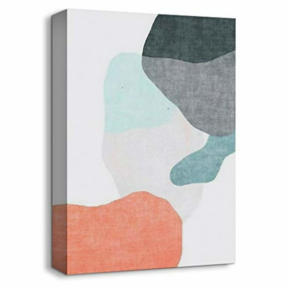 Idea4wall Geometric Canvas Wall Art Abstract Painiting Canvas Prints Modern Home Wall Decor, 32"x48"