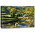 thumbnail image 1 of Idea4wall La Grenouillere by Pierre Auguste Renoir Canvas Wall Art Famous Art Prints for Home Wall Decor, 12"x18", 1 of 5