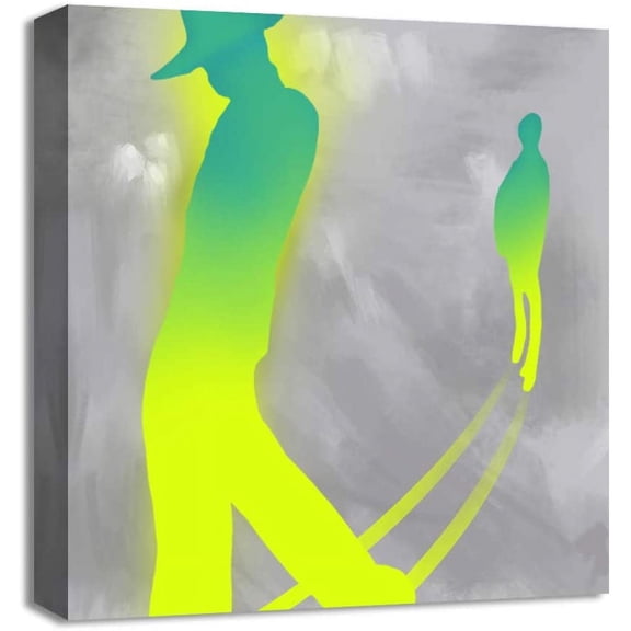 Idea4wall Modern Canvas Wall Art Abstract Painting Canvas Prints for Home Wall Decor, 16"x16"