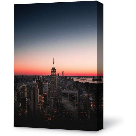 Idea4wall Modern Canvas Wall Art New York City Canvas Prints for Home Wall Decor, 24"x36"