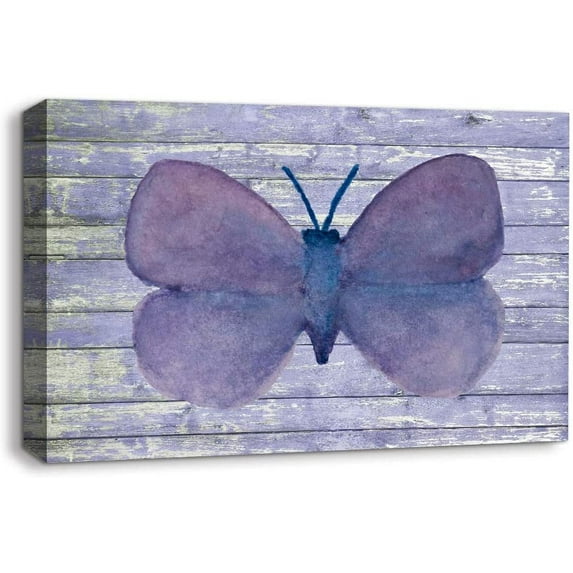 Idea4wall Vintage Canvas Wall Art Colorful Butterfly Canvas Prints for Home Wall Decor, 32"x48"