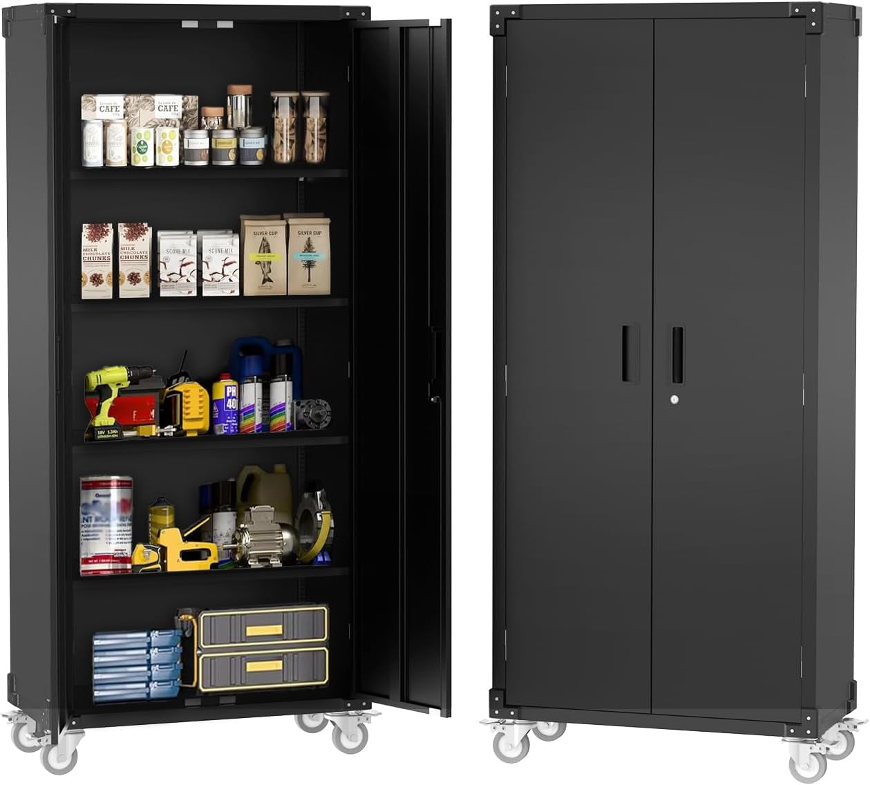 21ガレージ Sandusky Boisdale 20-Gauge Welded Steel Garage Storage