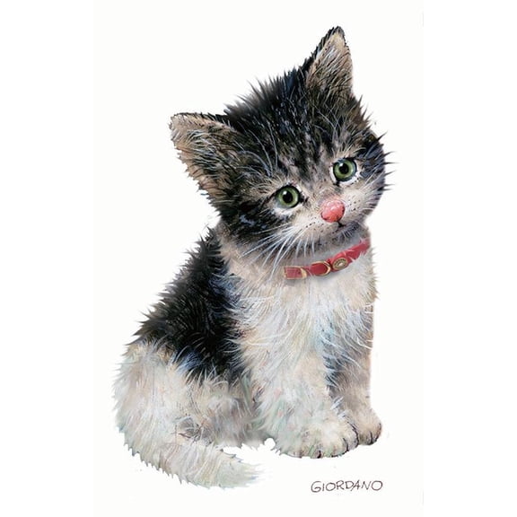 IdeaStix Cat7 Pet-Sticker - Original Premium Double-Sided Peel & Stick Cat Applique for Sliding Glass Door and Windows - Washable - Heat and Water Resistant - UV Ink Printed