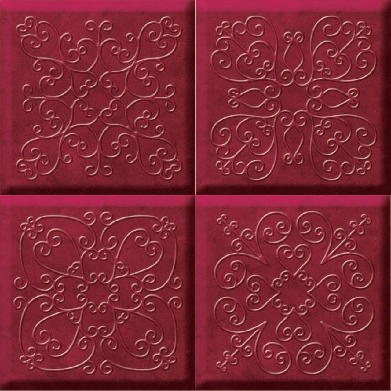 IdeaStix Florentine TileStix Original Premium 4Piece Peel and Stick