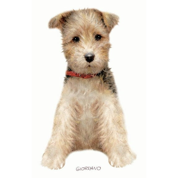 IdeaStix Terrier Dog Pet-Sticker - Original Premium Double-Sided Peel & Stick Dog Applique for Sliding Glass Door and Windows - Washable - Heat and Water Resistant - UV Ink Printed