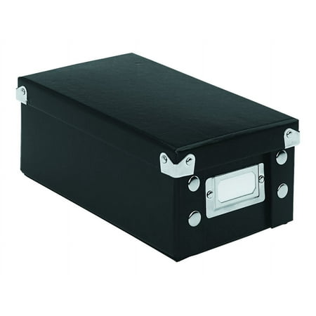 IdeaStream Snap-N-Store - Storage box - for - capacity: 1100 cards - black