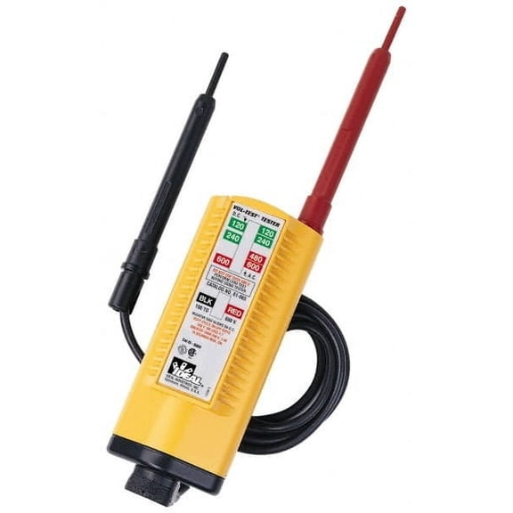 Ideal 100 VAC/VDC to 600 VAC/VDC, Voltage Tester