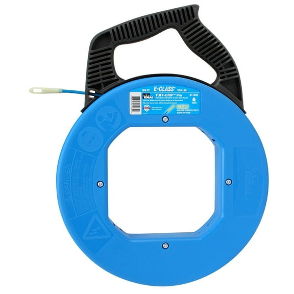 Ideal 31-046 E-Class Fiberglass Fish Tape with Glow-in-the-Dark Eyelet