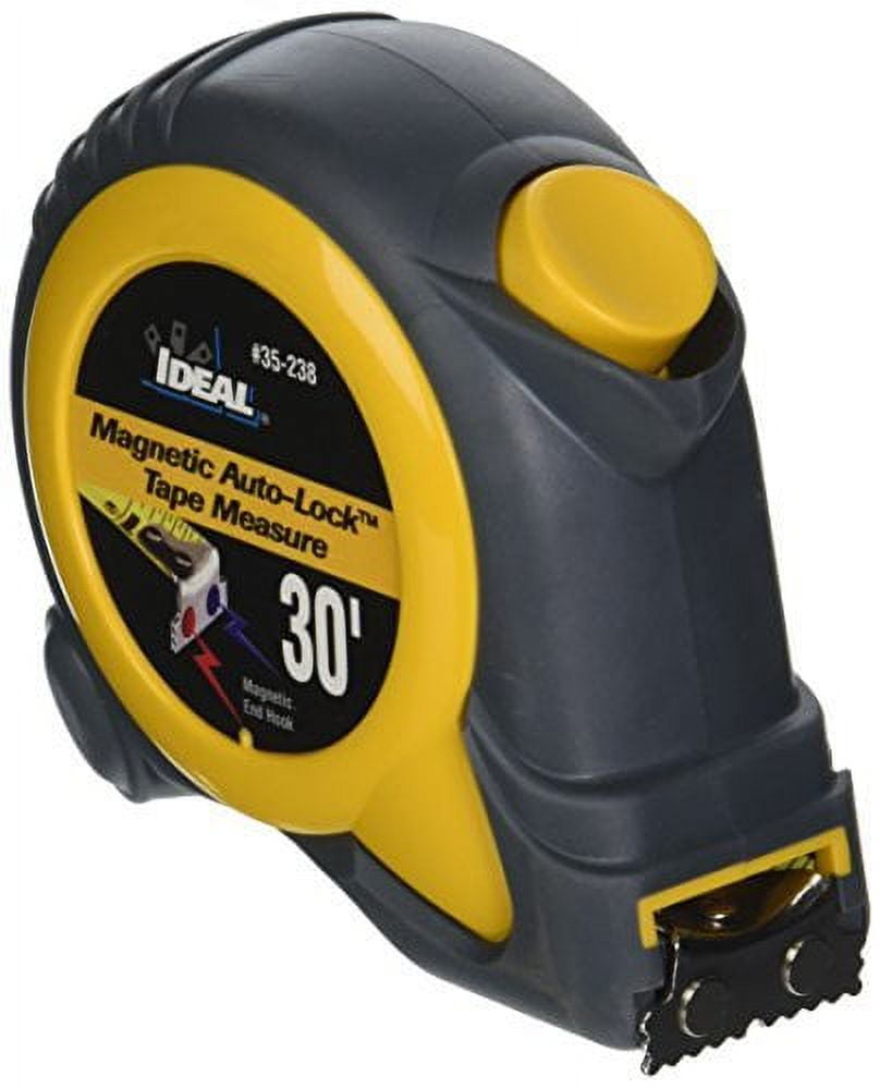 ideal 35-238 magnetic-tip measuring tape, 30-foot