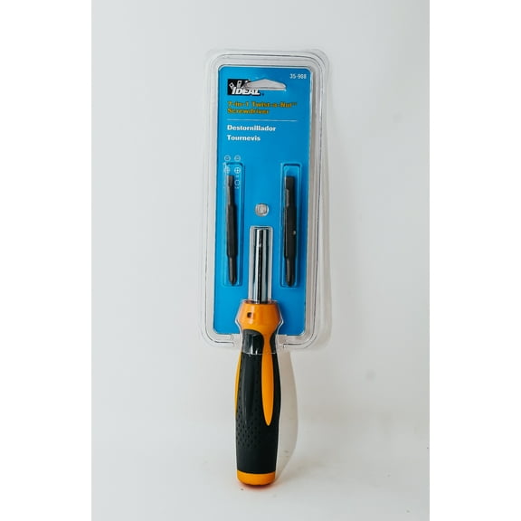 Ideal 35-908 7-in-1 Twist-A-Nut Multi-Bit Screwdriver (2 Pack)