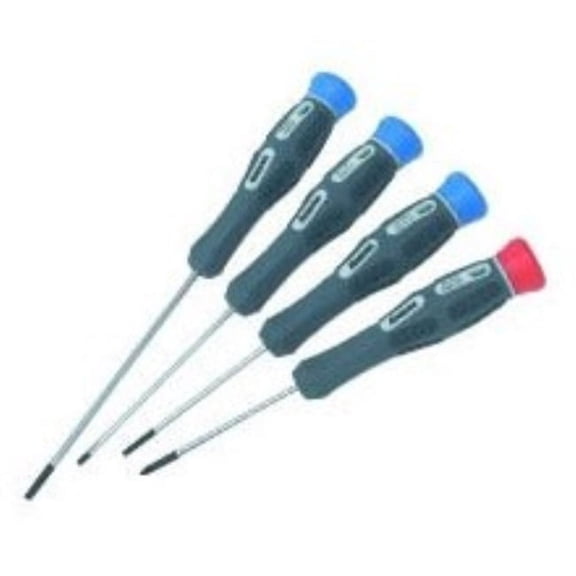 Ideal 36-249 Electronic Screwdriver 4-Piece Set Slim W/Color Coded Caps