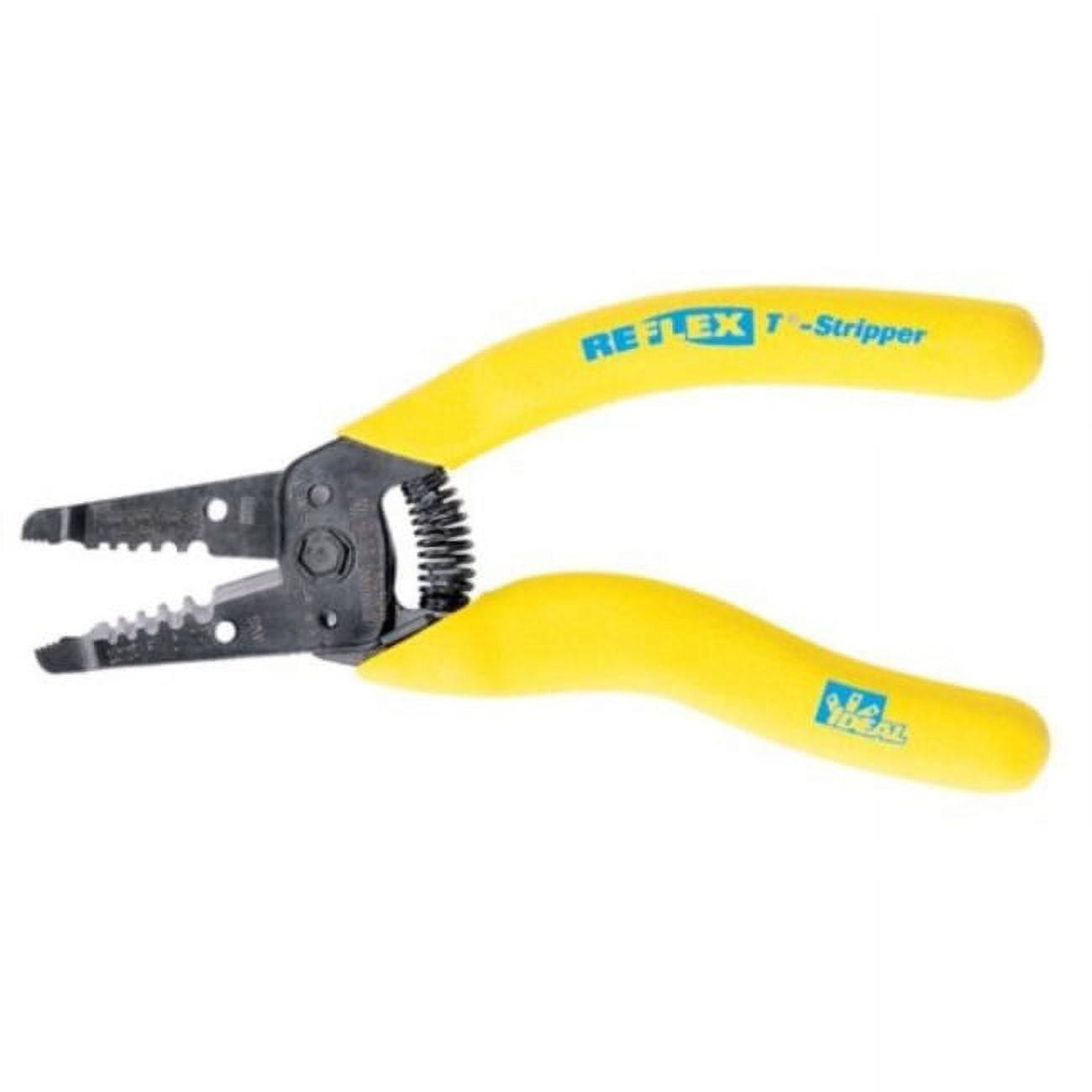 Ideal 45-416 Reflex Premium T-6 T-Stripper Wire Stripper, 16 to 26 AWG Stranded