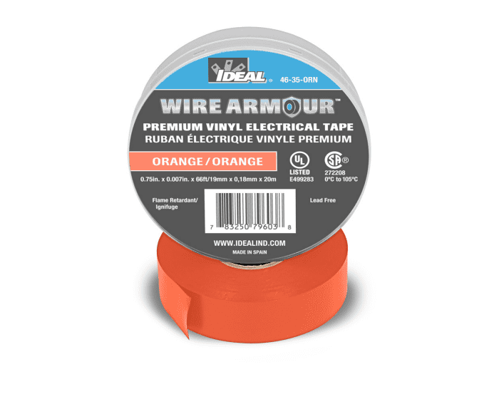 Ideal 46-35-ORN Vinyl Color Coding Tape, Orange - Walmart.com