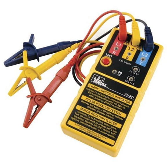 Ideal 61-521 3-Phase Motor Rotation Tester