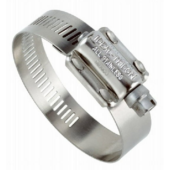 Ideal 6X30053 2" - 4-1/8" Heavy Duty Stainless Steel Hose Clamp - Quantity of 50