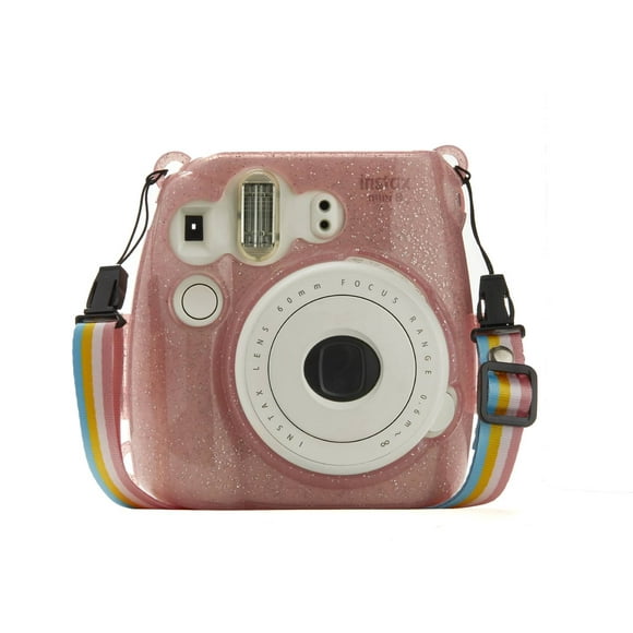Ideal Accessories Hard Glitter Case for Fui Instax Mini 8/9 Flamingo Pink