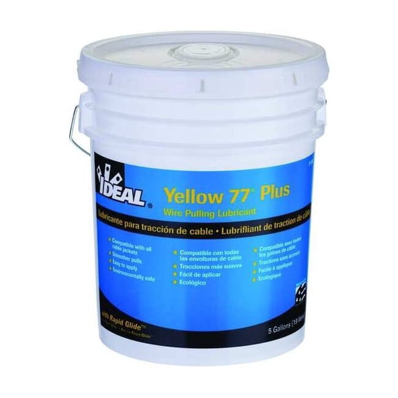 Ideal Wire Pulling Lubricant,5 gal. Bucket,Ylw 31-395