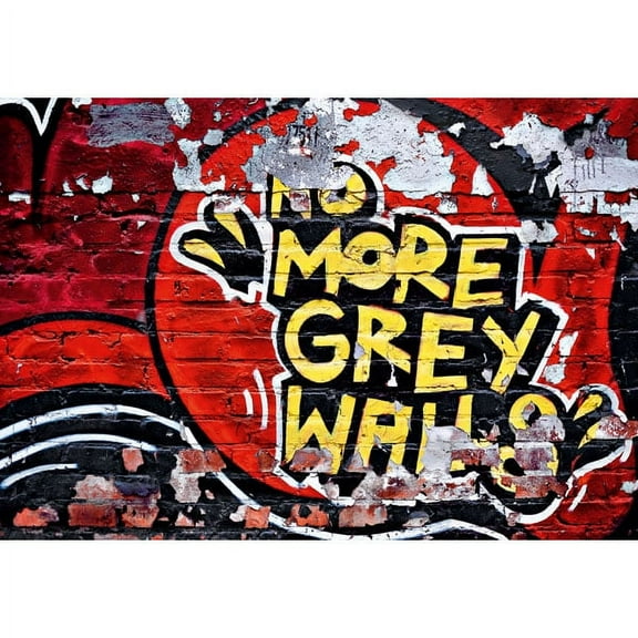Ideal Décor No More Grey Walls Wall Mural